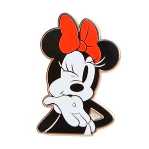 Disney x Unique Vintage Winking Minnie Mouse Enamel Pin